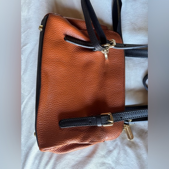Valentina Orange and Black Crossbody Bag - Picture 3 of 5